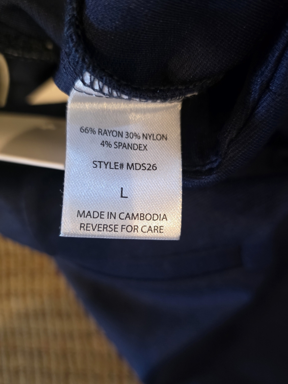 dear Scarlett Navy Skinny Ponte Pants - Picture 4 of 4